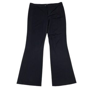 Laundry Shelli Segal Pants Black Bootcut Flare Size Medium